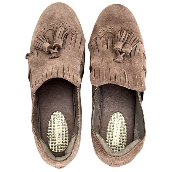 COM+SENS | Tassel Fringe Mirania Sneakers Sz 8 Women   Color: Greige - Picture 6 of 14